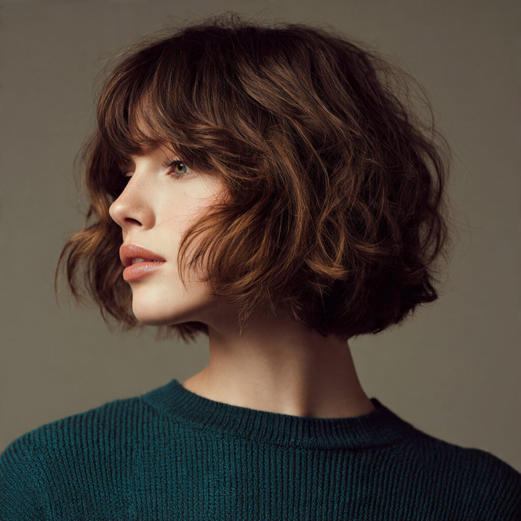 Natural Texture Bouncy Bob Idea