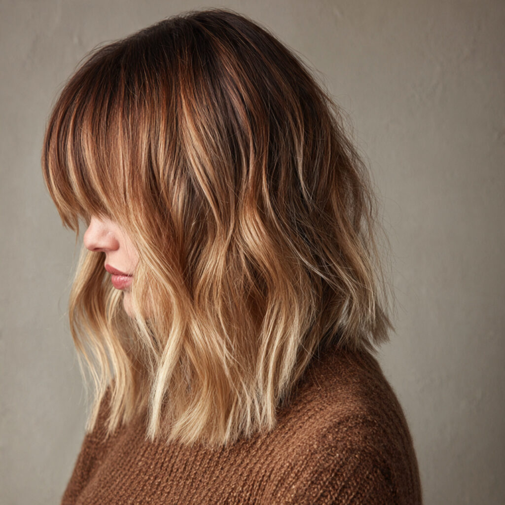 39 Trendy Balayage Hairstyles for Medium Length Hair Ideas 27 Lived-In Balayage for Medium-Length Hair Ideas