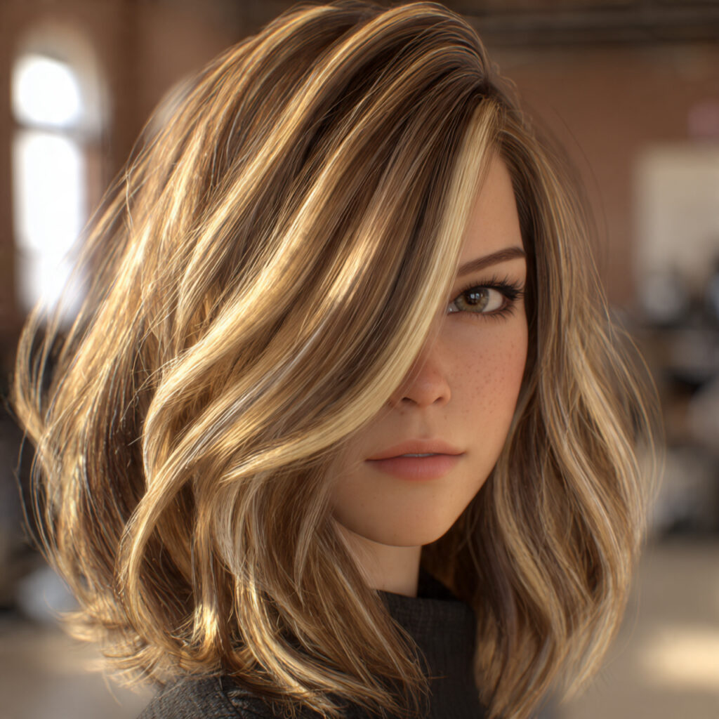 Light Blonde Hair with Caramel Highlights Ideas