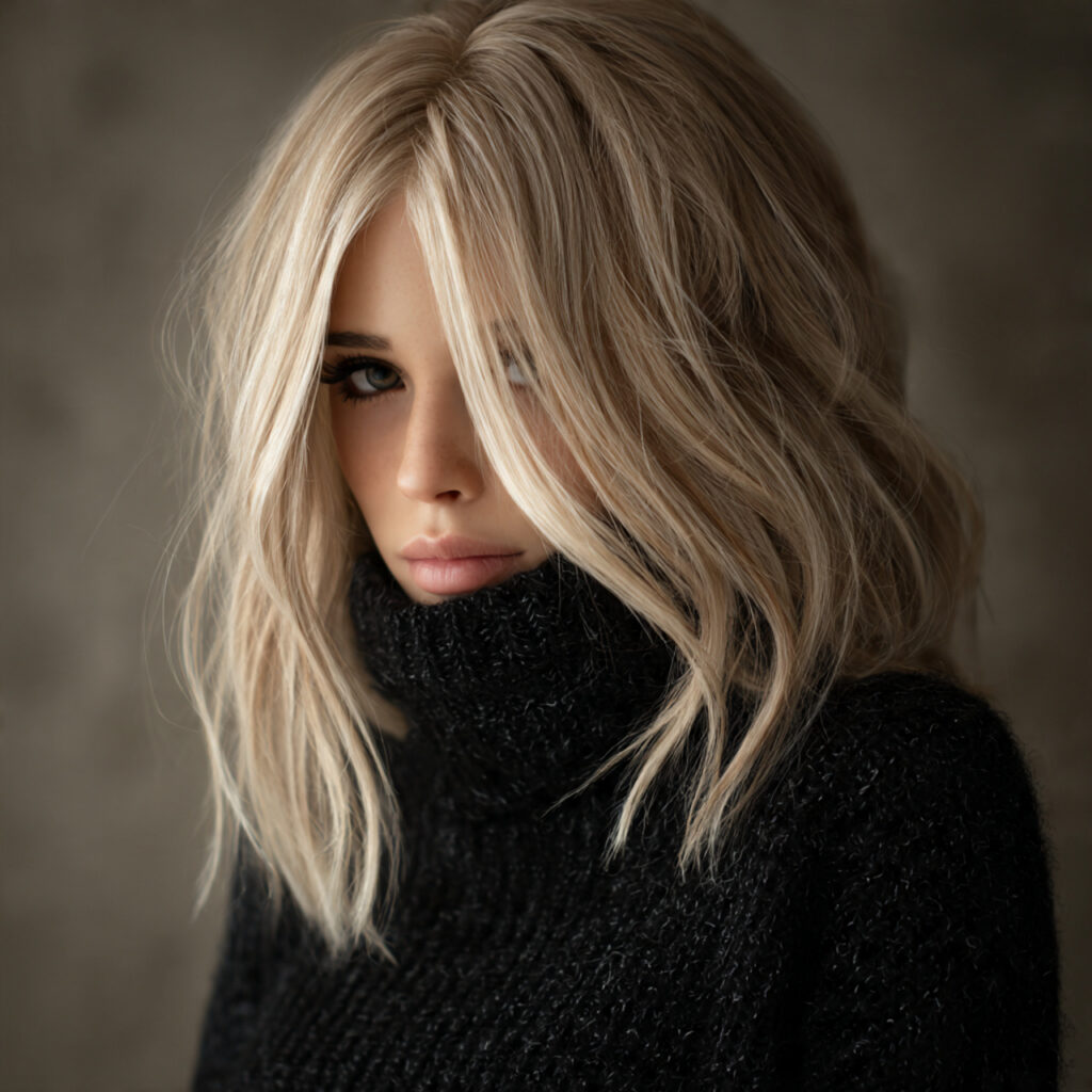 Light Blonde Hair with Hazelnut Lowlights Ideas