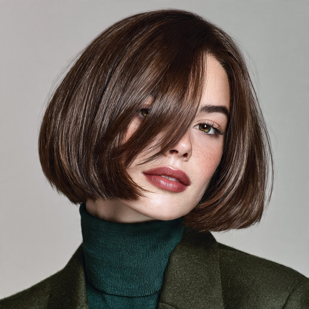 Blunt Bob Hairstyle Ideas with Polished Elegance