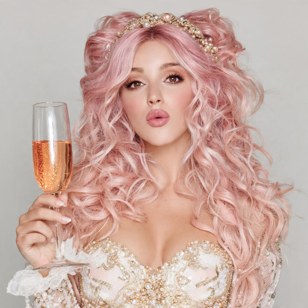 Blonde Hair Color Ideas with Champagne Blonde Style