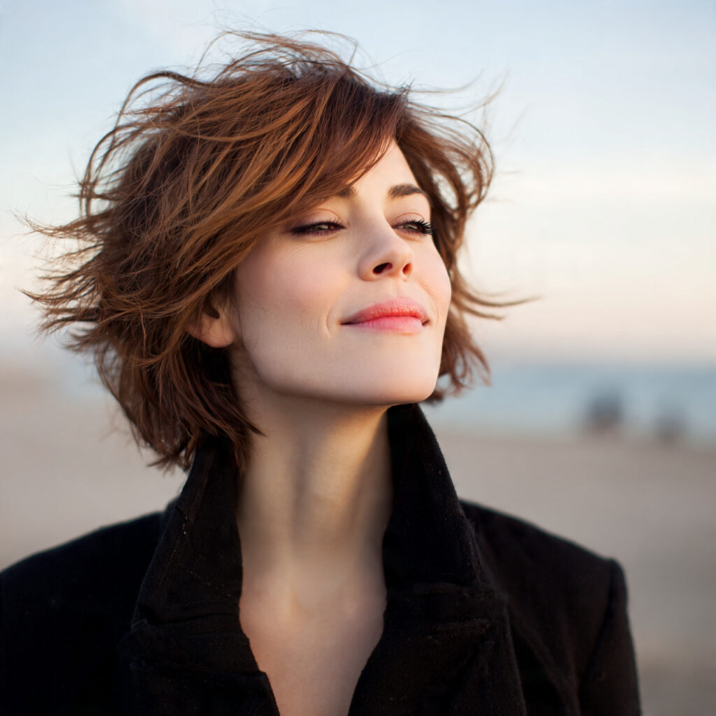 40 Modern Shaggy Pixie Cut Ideas for Low Maintenance Short Hair 33 Low Product Design