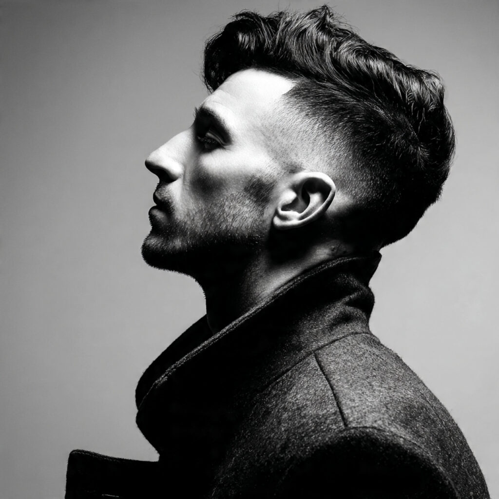 Drop Fade with Quiff Style Ideas