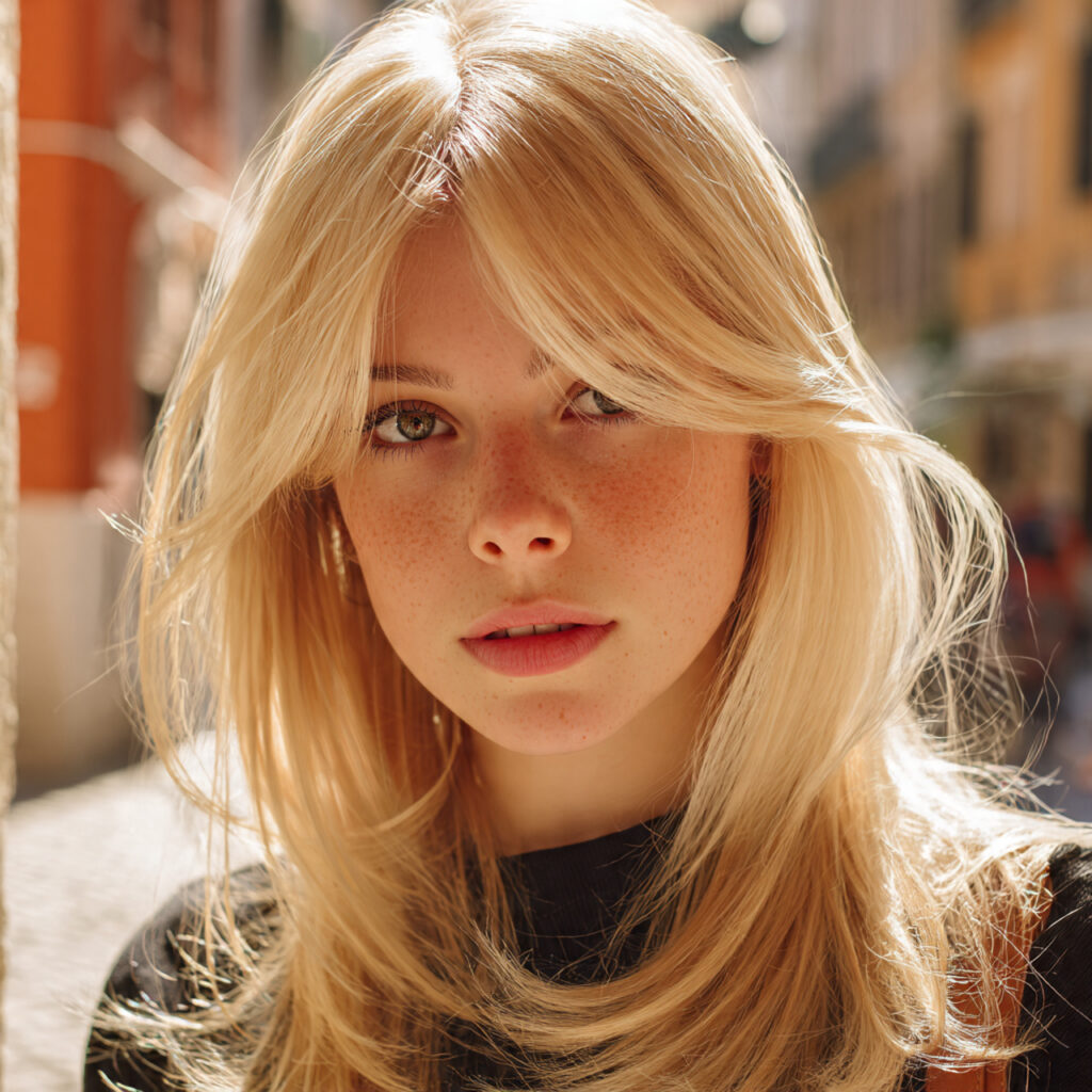 Natural Blonde Hair with Bronze Lowlights Ideas