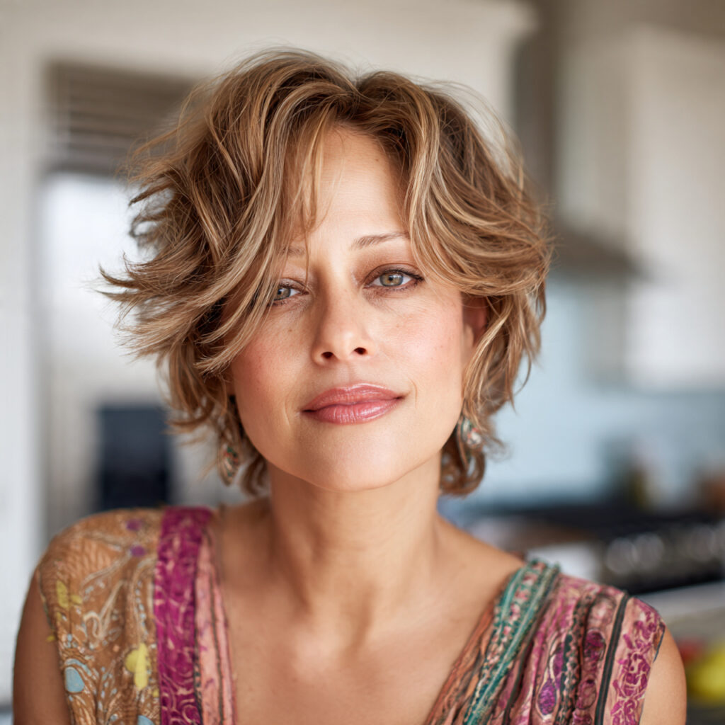 natural light portrait of a woman over 40