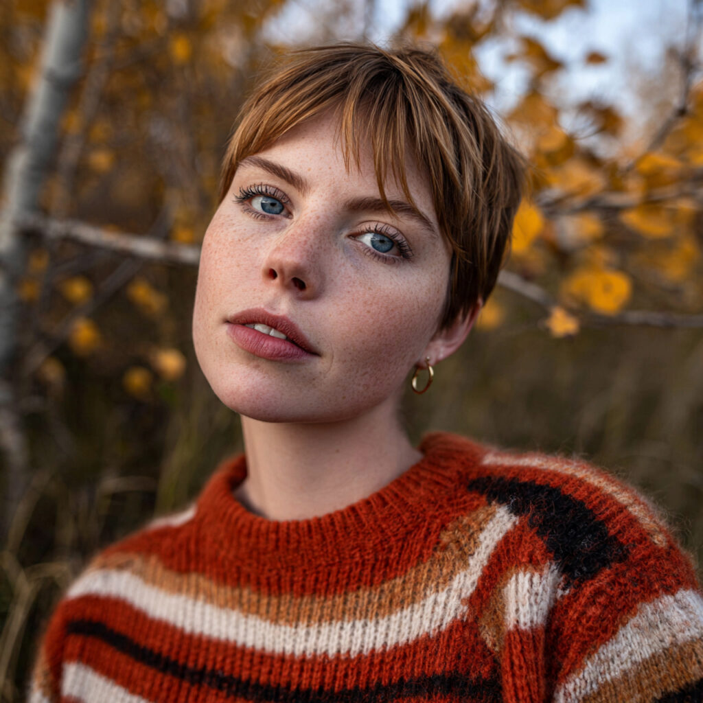 40 Modern Shaggy Pixie Cut Ideas for Low Maintenance Short Hair 38 Natural Color Harmony