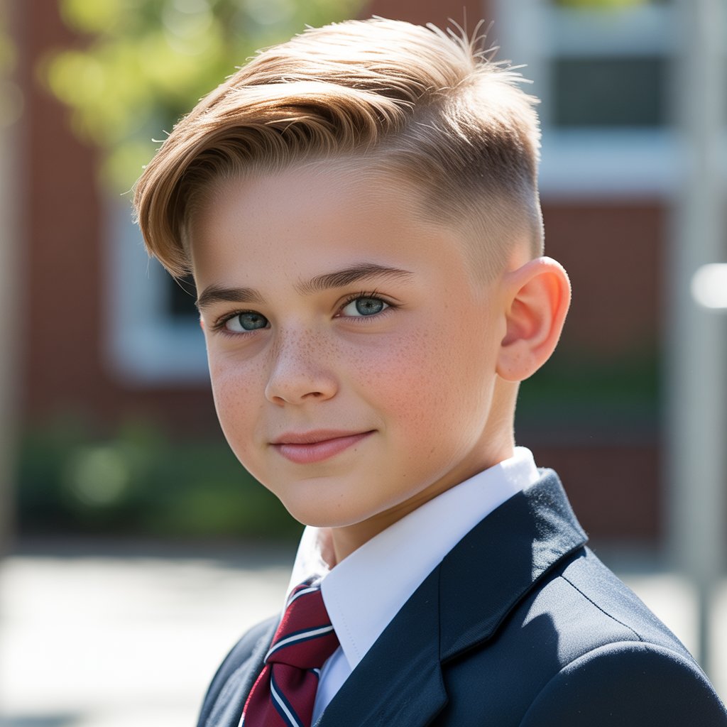 Short Back and Sides School Haircut Idea