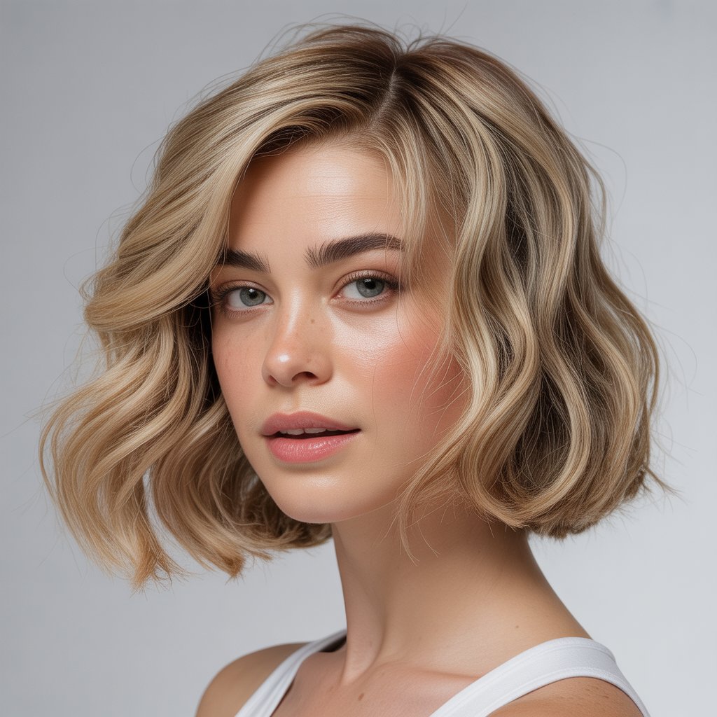 Textured Bob Ideas with Natural Movement