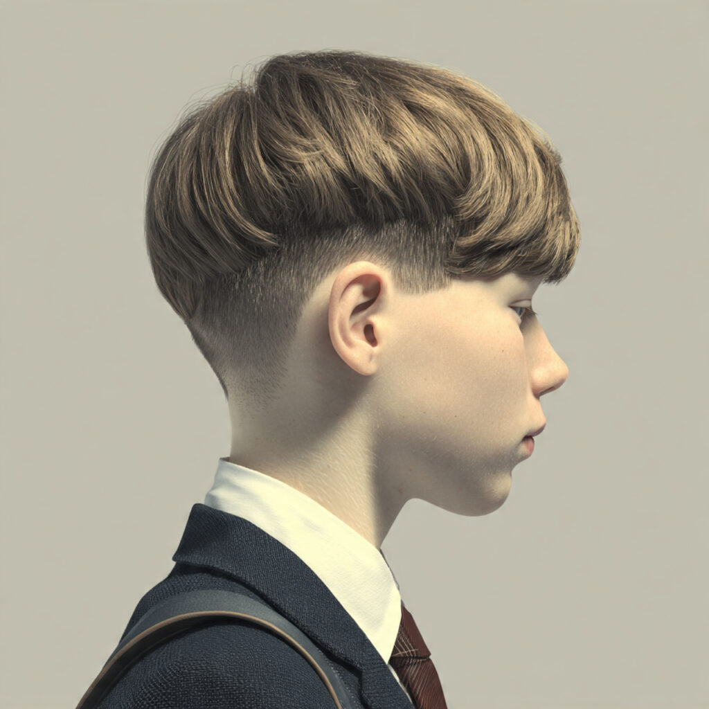 Trendy Boys School Haircut Idea