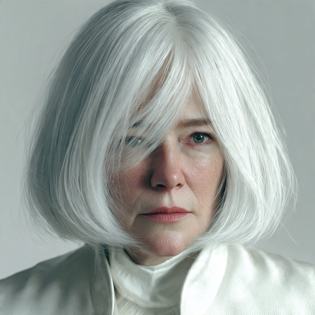 Classic Chin-Length Angled Bob Ideas