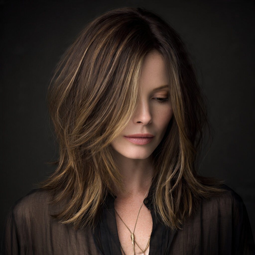 39 Trendy Balayage Hairstyles for Medium Length Hair Ideas 21 Mushroom Brown Balayage for Medium-Length Hair Ideas