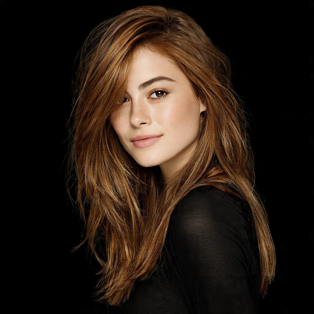 39 Trendy Balayage Hairstyles for Medium Length Hair Ideas 33 Rich Cinnamon Balayage for Medium-Length Hair Ideas