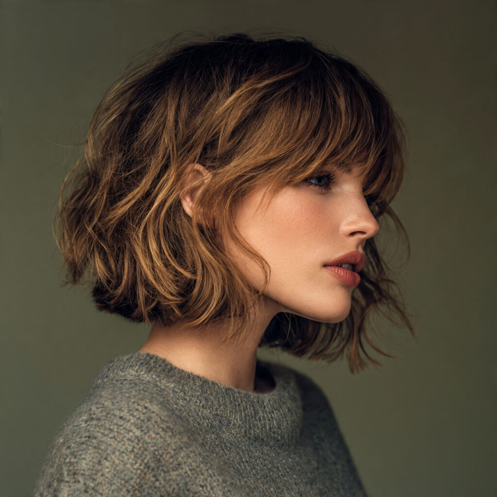 Casual Messy Bouncy Bob Idea