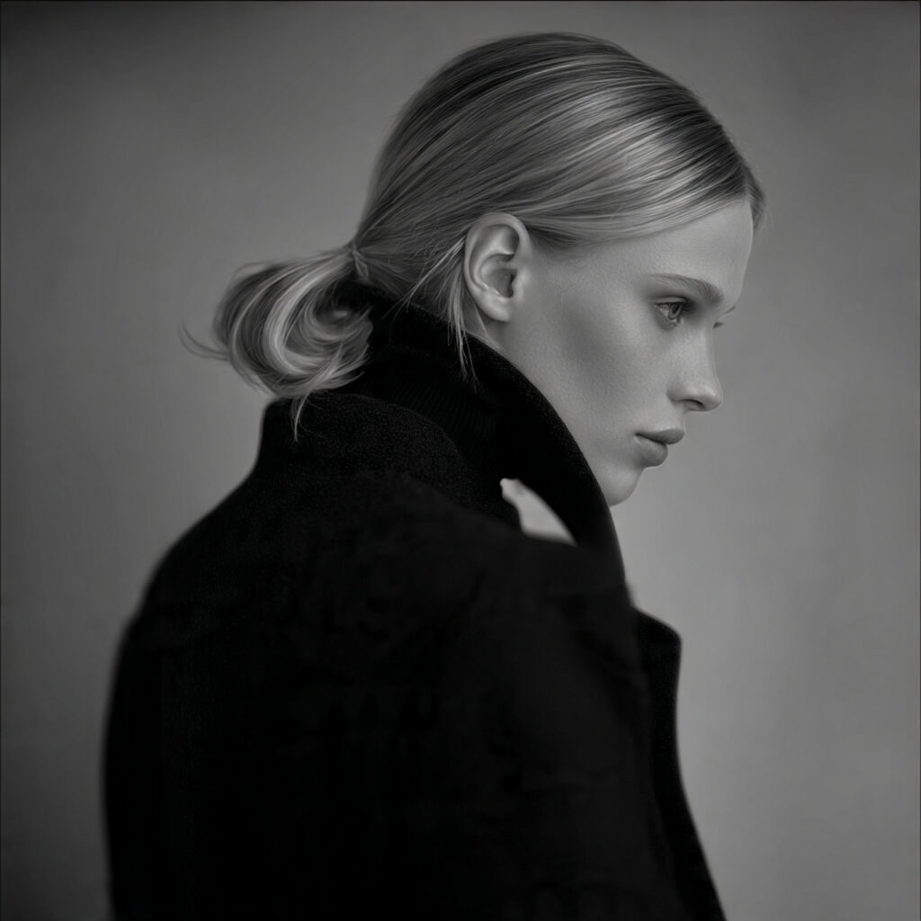 Low Sleek Ponytail Baddie Hairstyle Idea