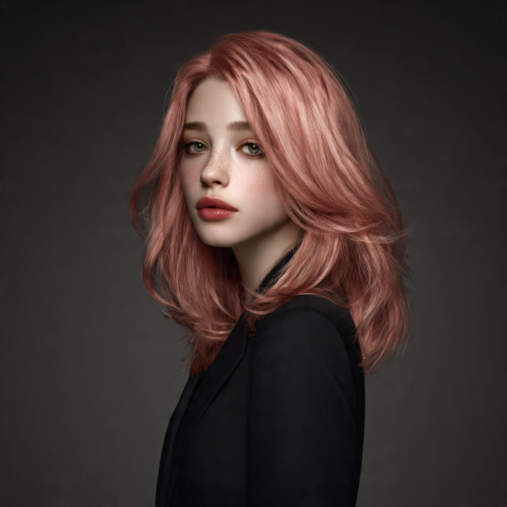 39 Trendy Balayage Hairstyles for Medium Length Hair Ideas 18 Rose Gold Balayage for Medium-Length Hair Ideas