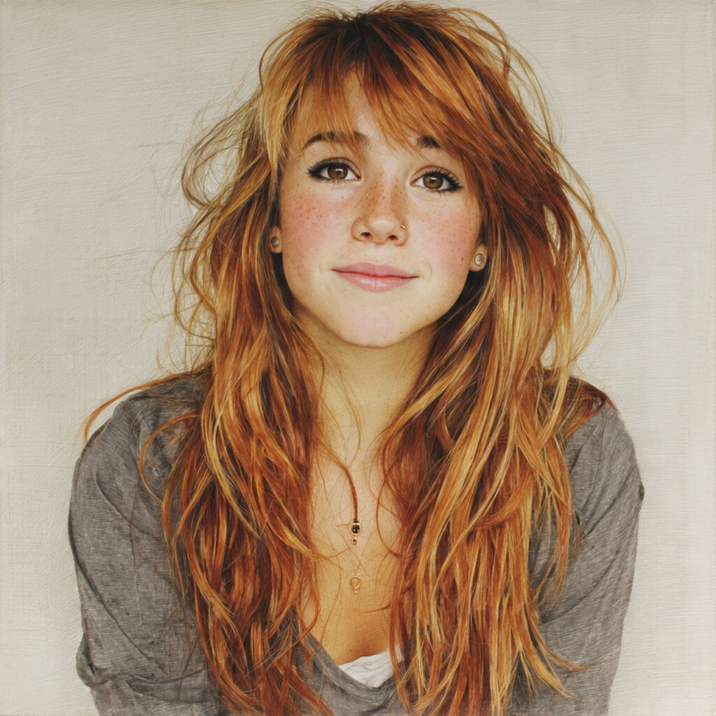 Strawberry Blonde with Rosy Highlights Idea