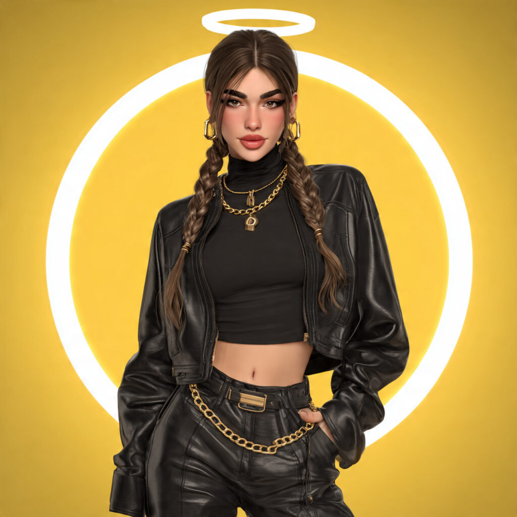 Half Braided Half Loose Baddie Hairstyle Idea