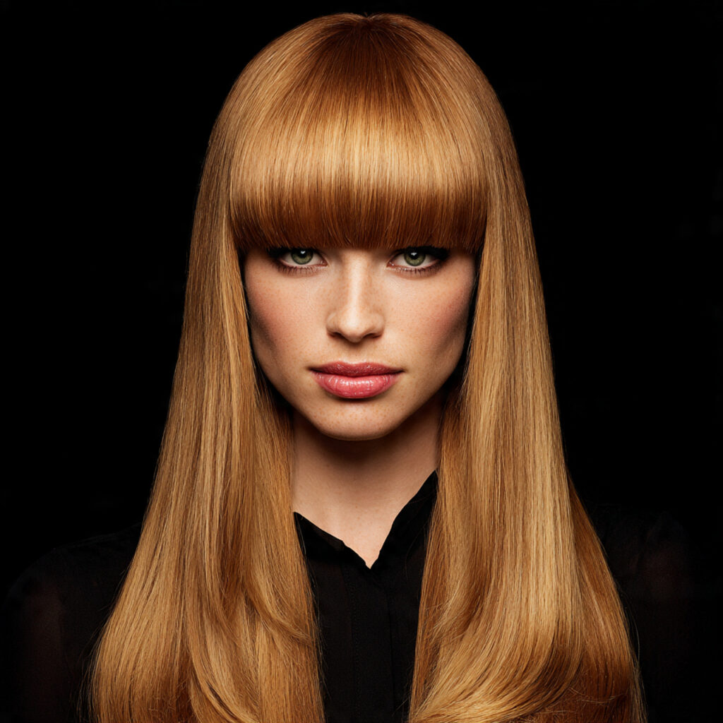 Modern Strawberry Blonde Color Blend Idea