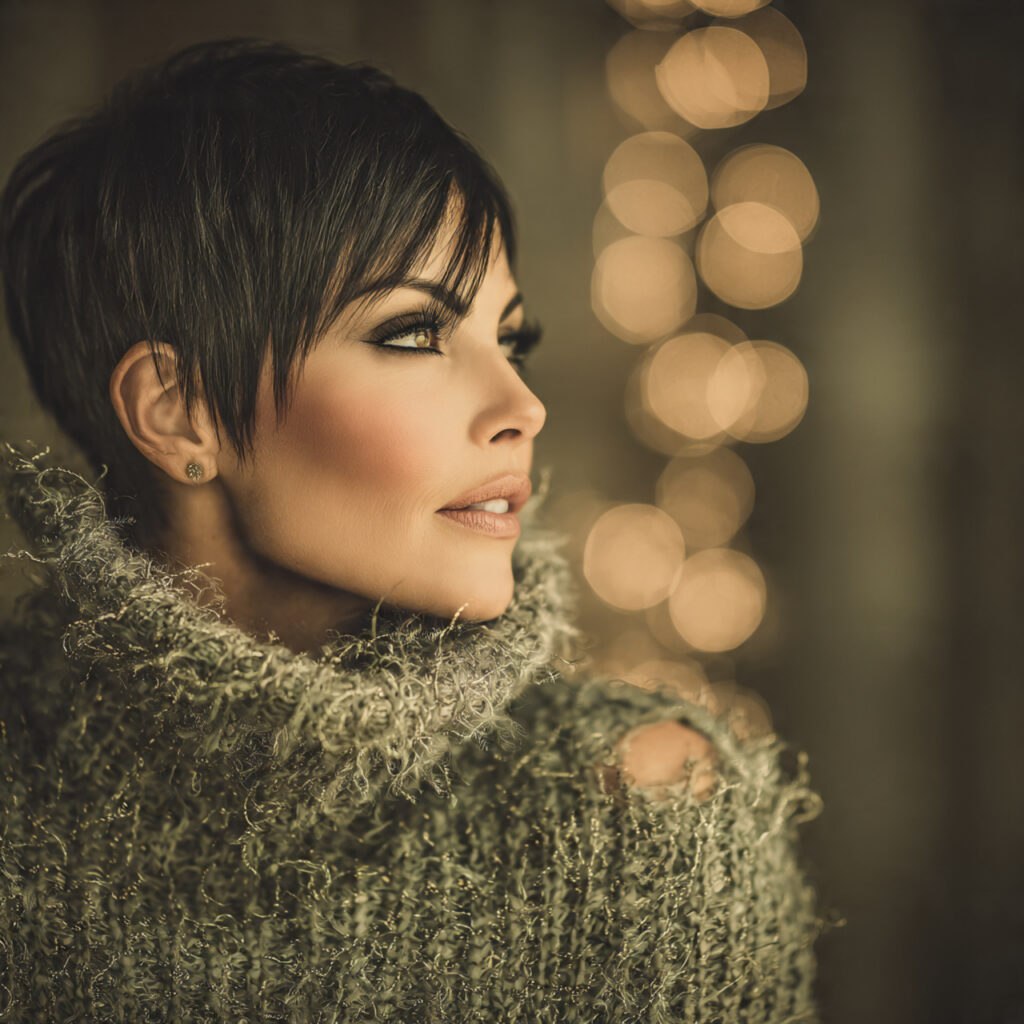 40 Modern Shaggy Pixie Cut Ideas for Low Maintenance Short Hair 29 Face Framing Focus