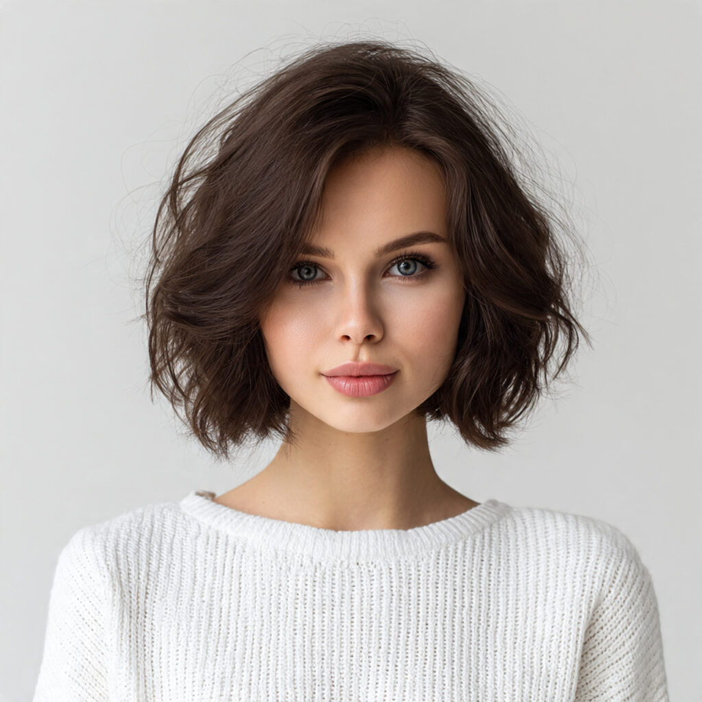 Natural Blowout Finish Idea