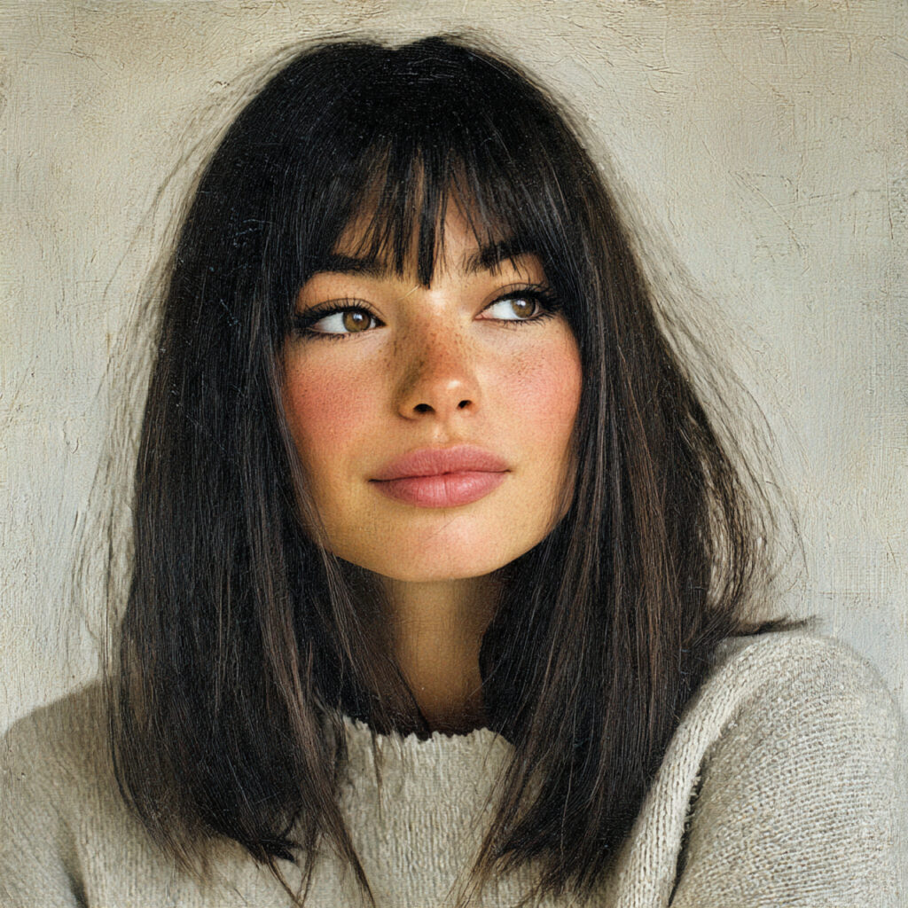 Piecey Fringe Hair Idea