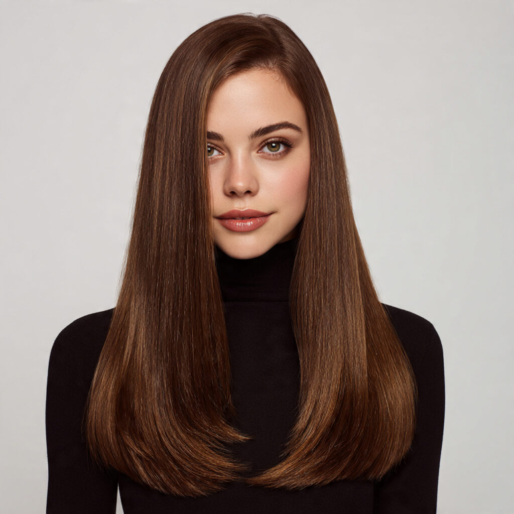 Refined Brown Cinnamon Hair Ideas