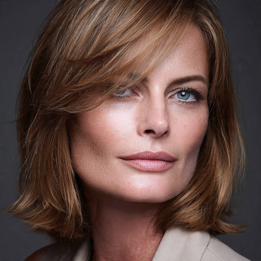 professional beauty image of a woman over