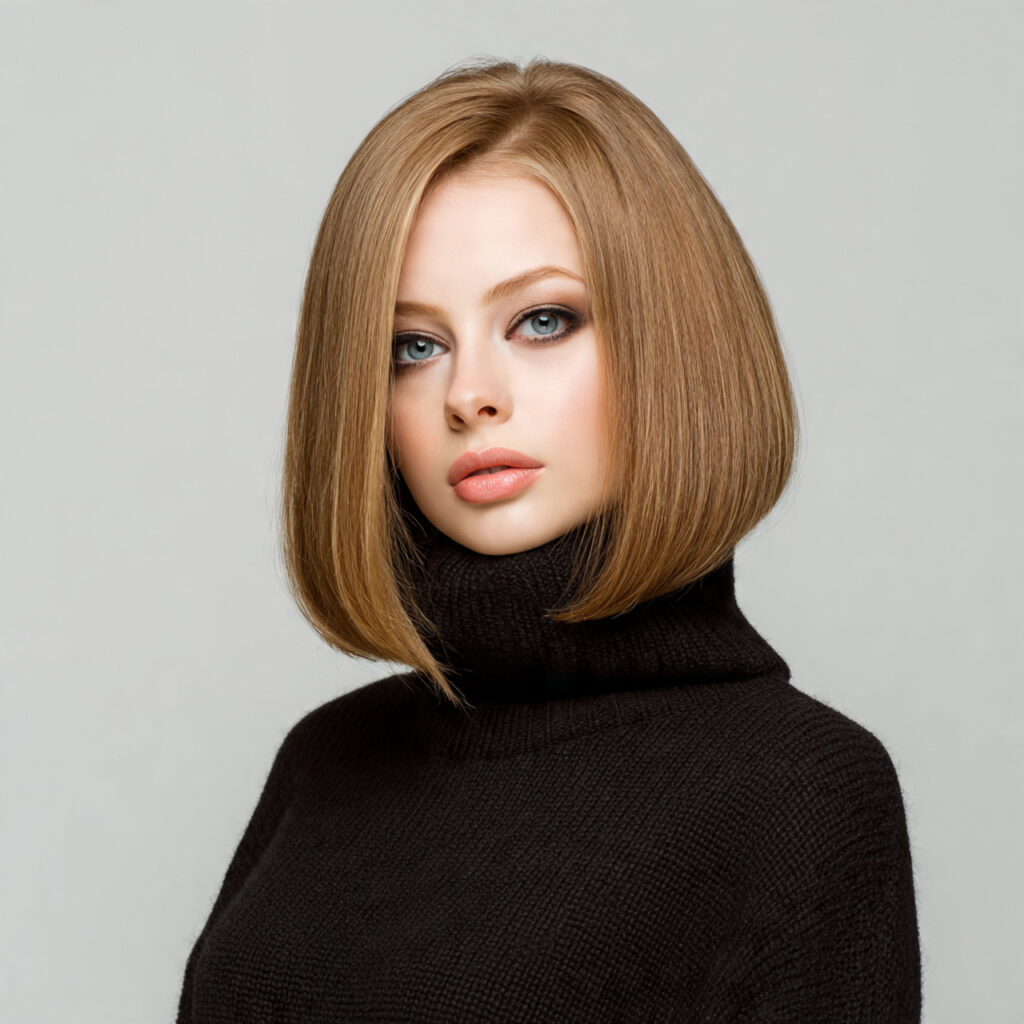 Shoulder-Length Blunt Bob Ideas