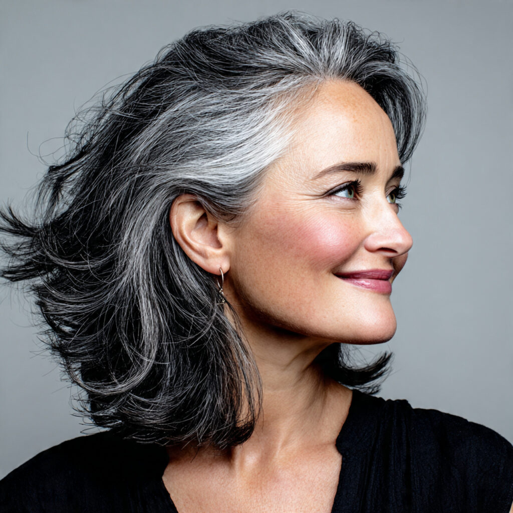 professional hairstyle image of a woman over