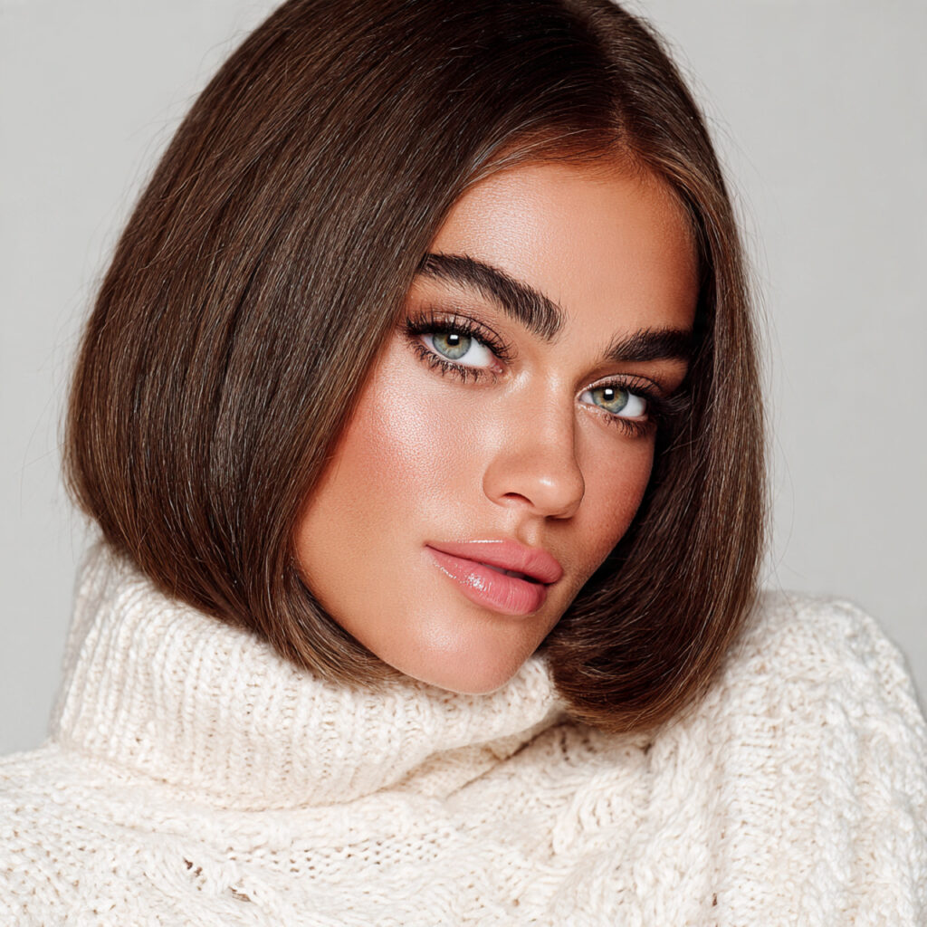 Blunt Bob Hairstyle Ideas with Soft Movement