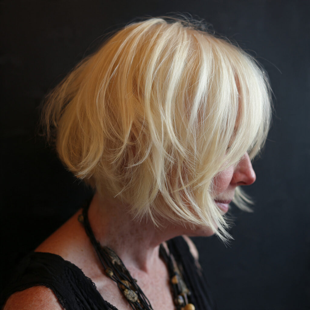 Angled Bob Ideas with Soft Face-Framing Pieces