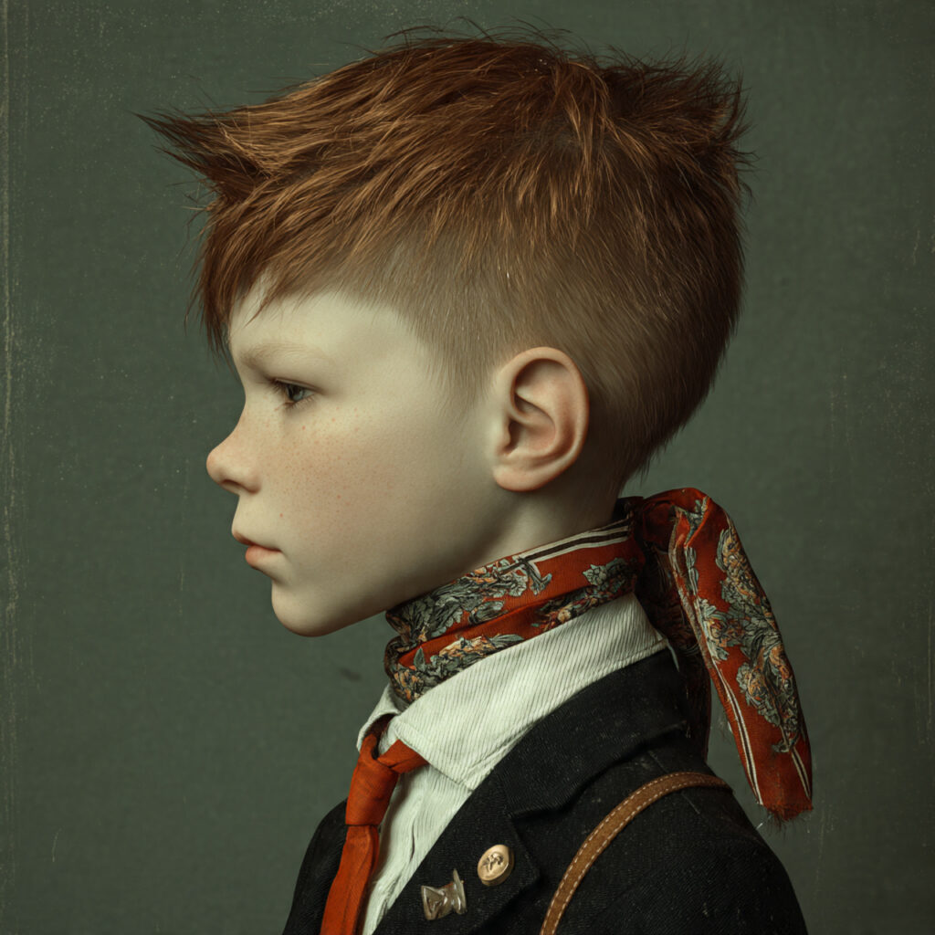 Faux Hawk Boys School Haircut Idea