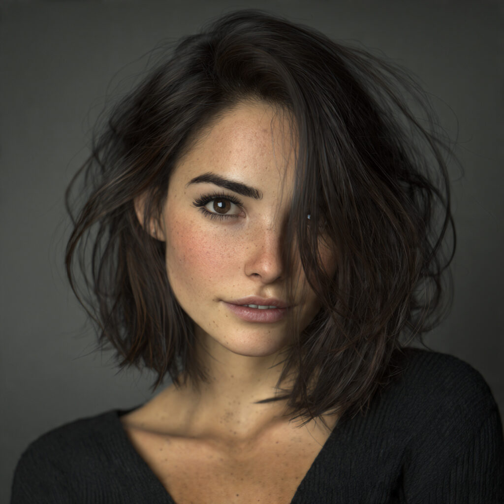 Textured A-Line Bob Idea