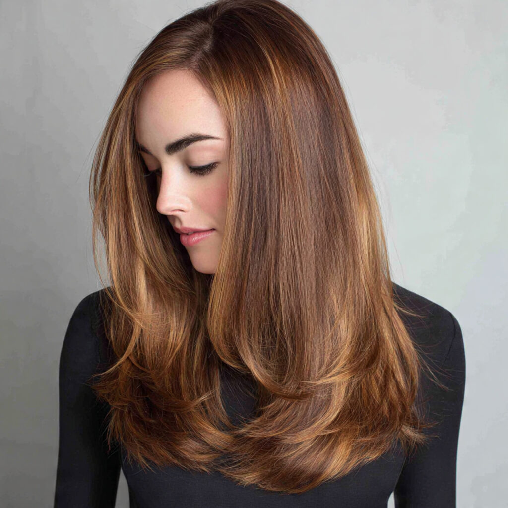 39 Trendy Balayage Hairstyles for Medium Length Hair Ideas 35 Blended Root Balayage for Medium-Length Hair Ideas