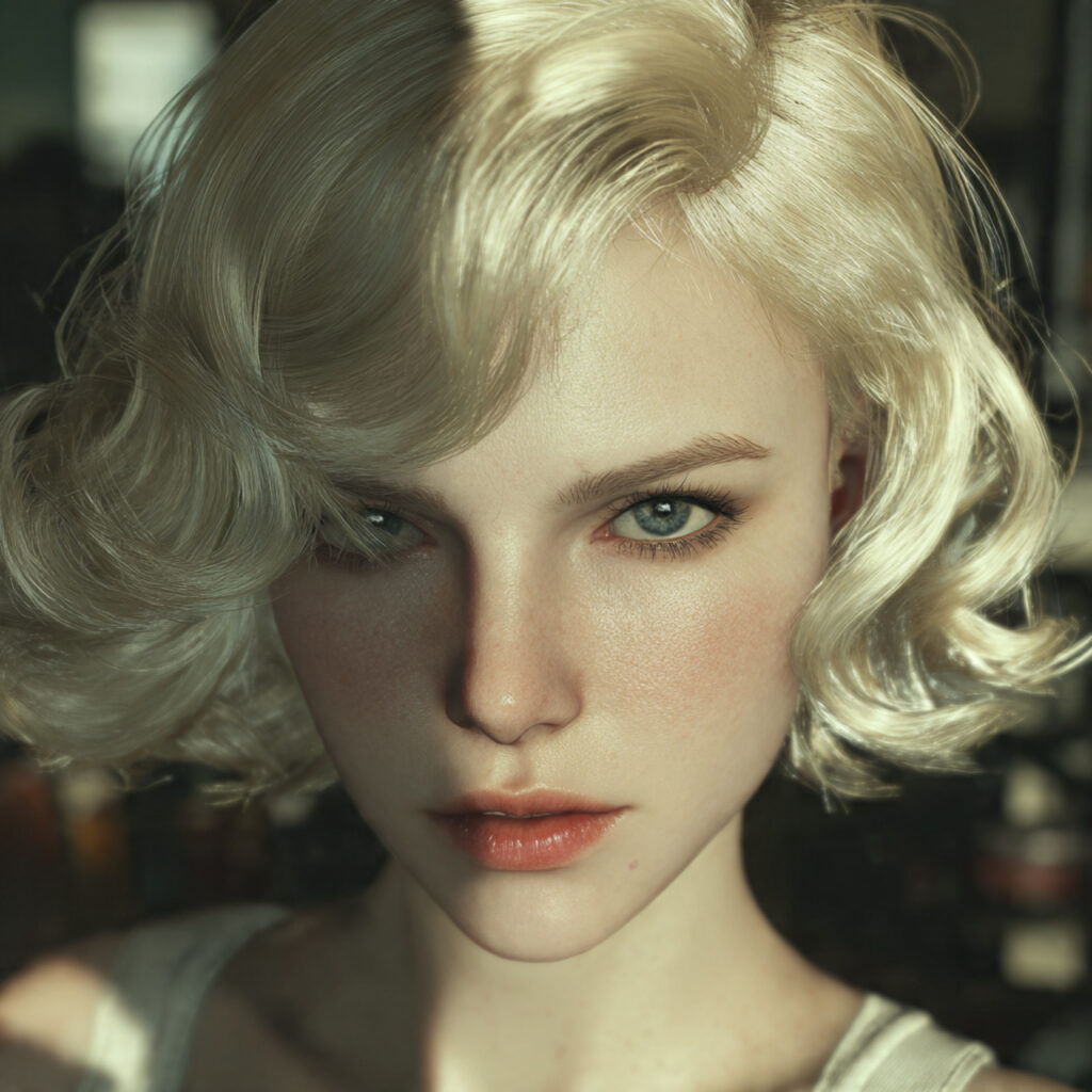 Dimensional Blonde Hair with Dark Root Ideas