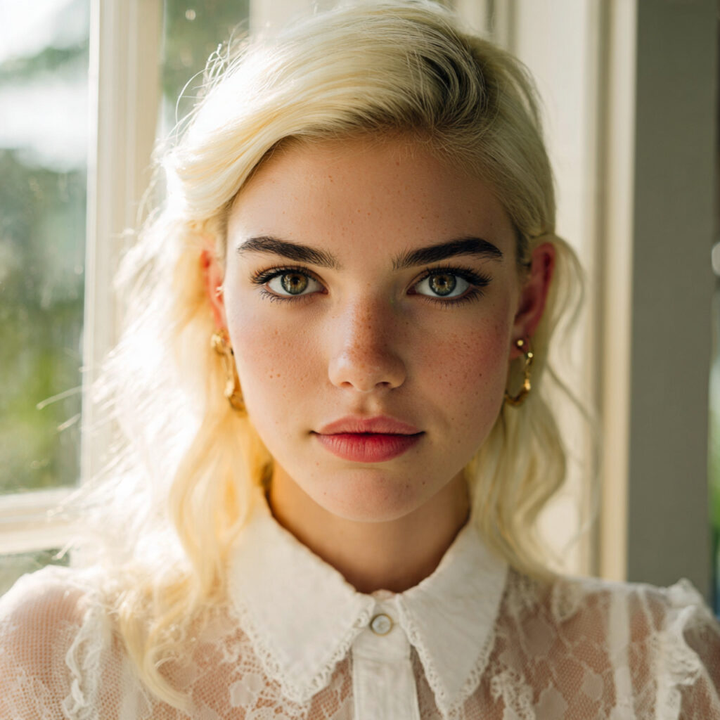 Soft Blonde Hair with Dark Root Blend Ideas