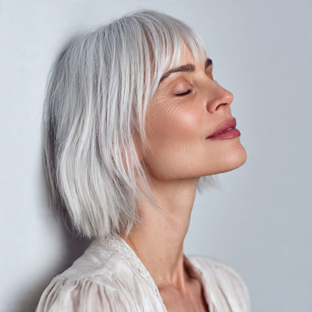 Relaxed Textured Bob with Natural Flow Idea