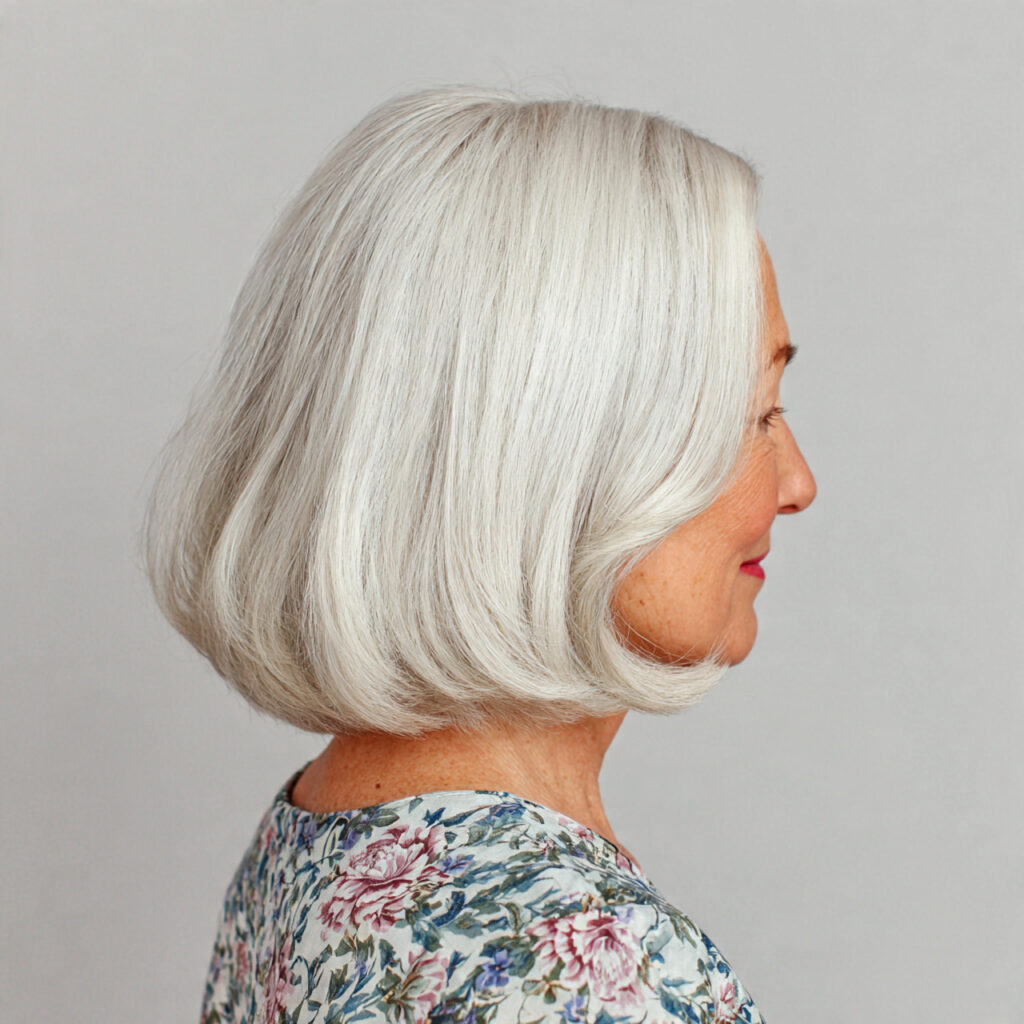 Rounded Textured Bob with Balanced Shape Idea