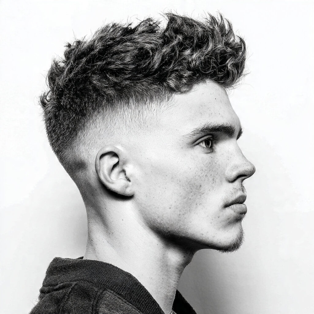 Drop Fade with Sculpted Crown Ideas