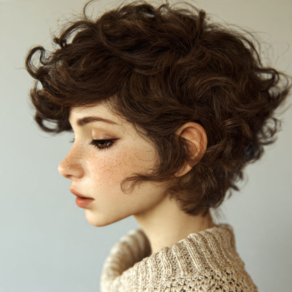 40 Modern Shaggy Pixie Cut Ideas for Low Maintenance Short Hair 17 Low Crown Profile