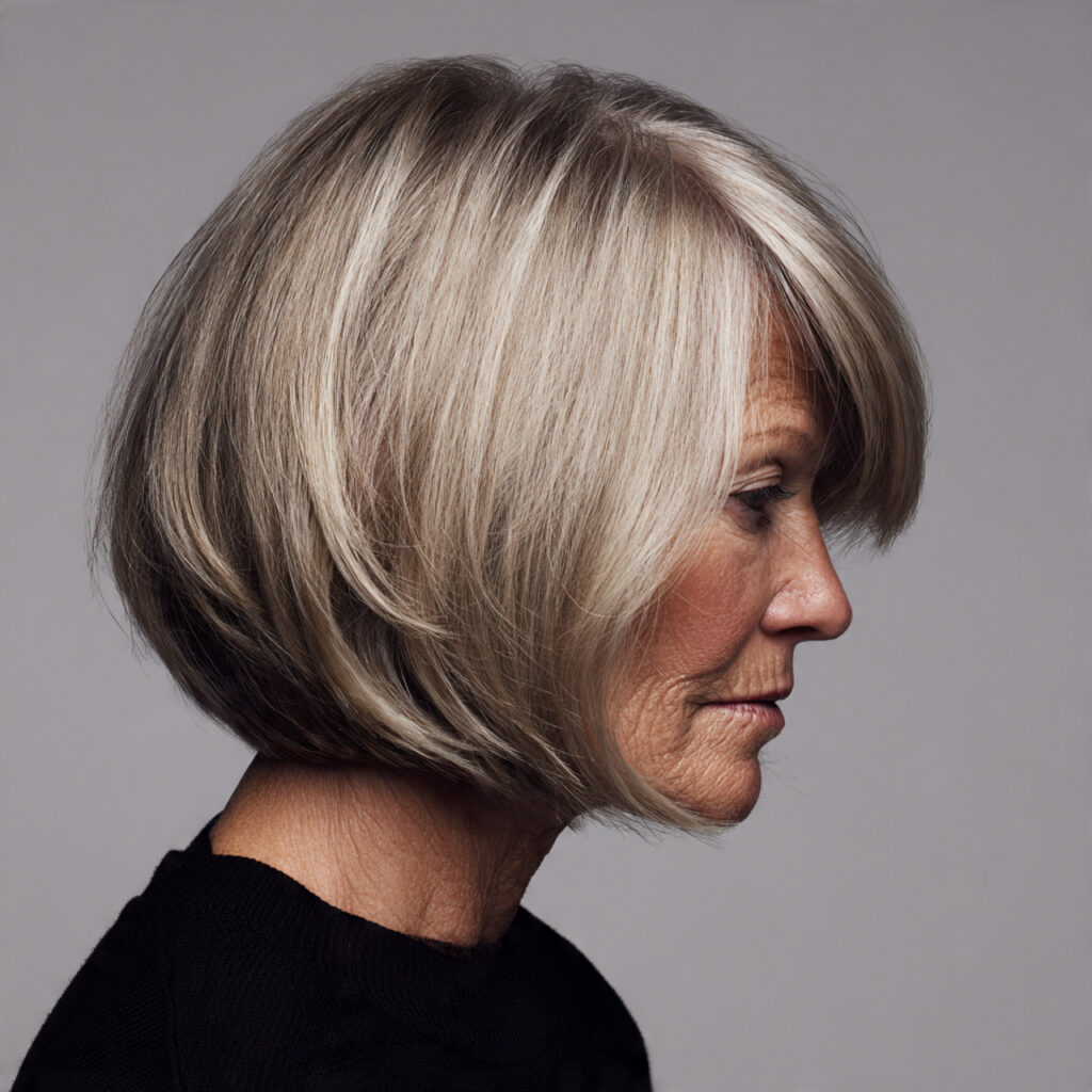 Sleek Textured Bob with Gentle Texture Idea