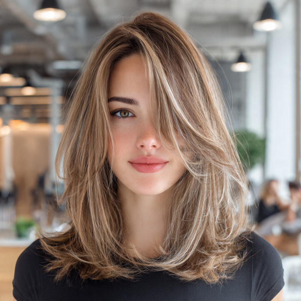 Soft Blonde Hair with Espresso Brown Lowlights Ideas