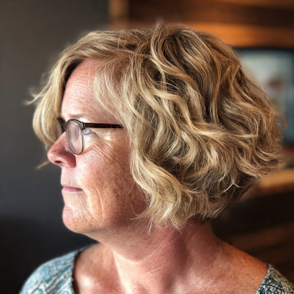 Softly Messy Textured Bob Idea