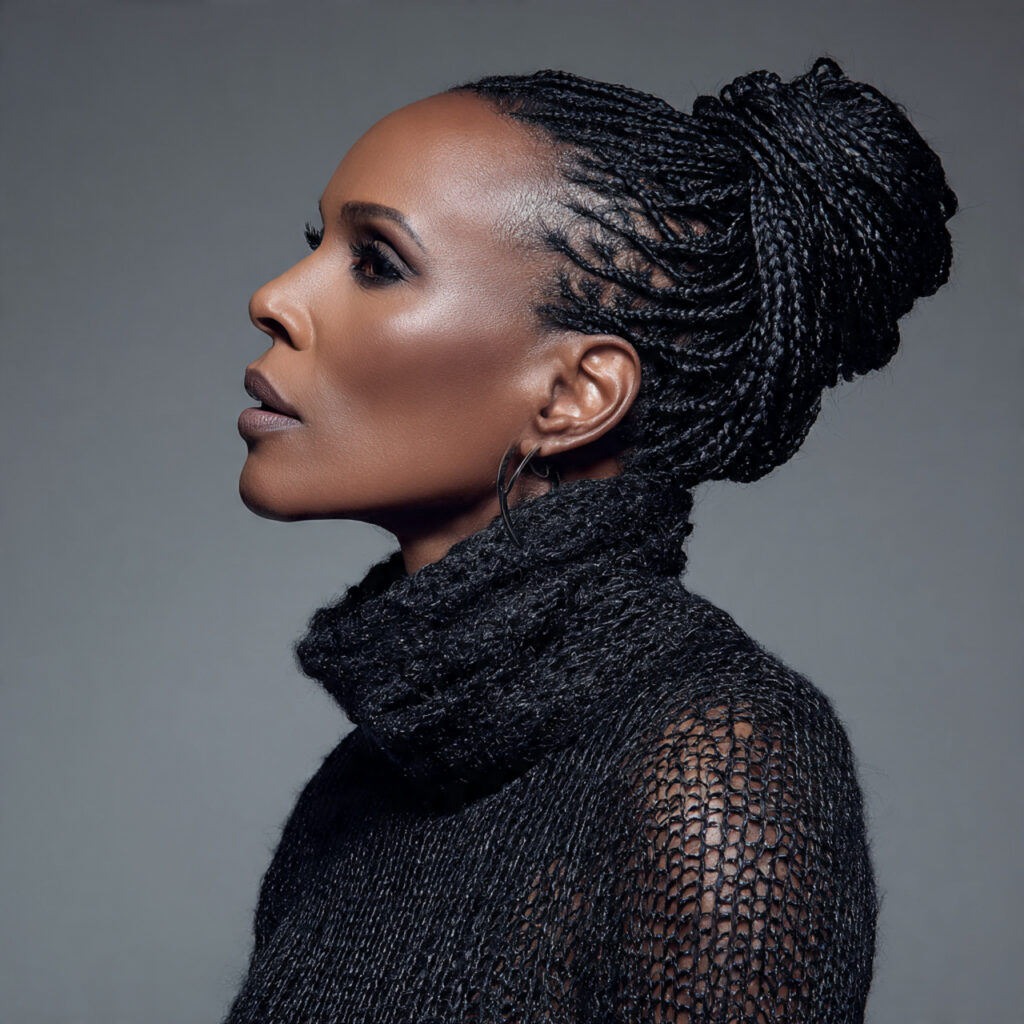 Box Braids Bun Hairstyle Ideas