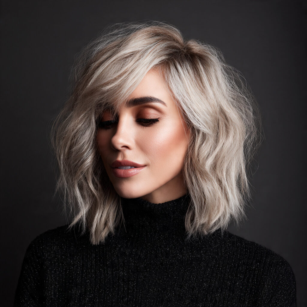 39 Trendy Balayage Hairstyles for Medium Length Hair Ideas 32 Dusty Blonde Balayage for Medium-Length Hair Ideas