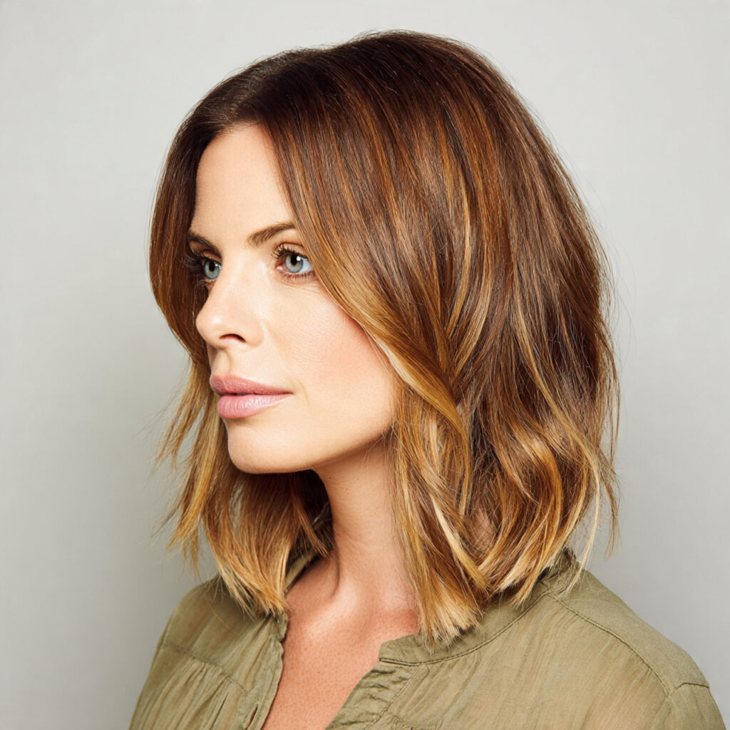 39 Trendy Balayage Hairstyles for Medium Length Hair Ideas 8 Face-Framing Balayage for Medium-Length Hair Ideas