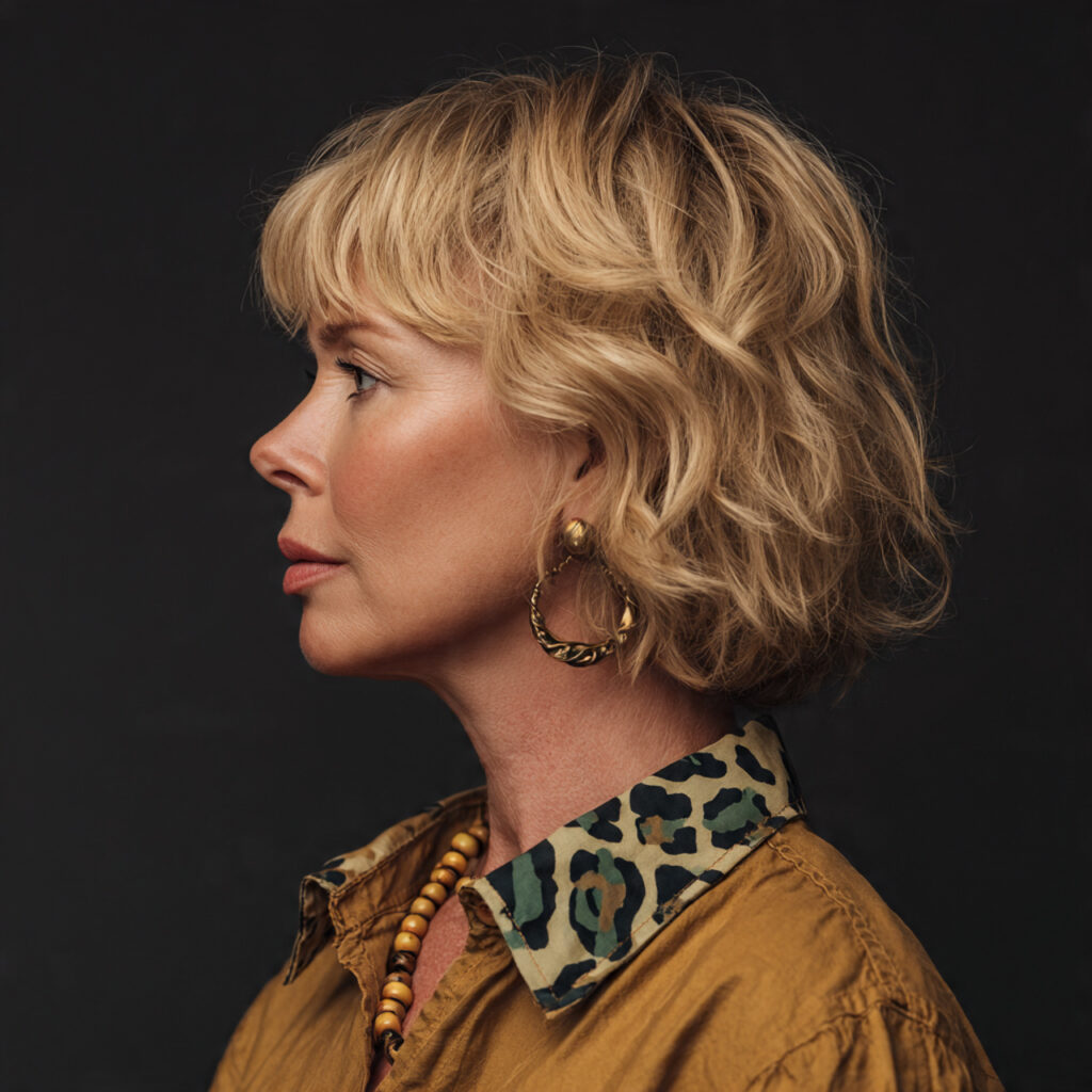 Stylish Textured Bob with Soft Movement Idea