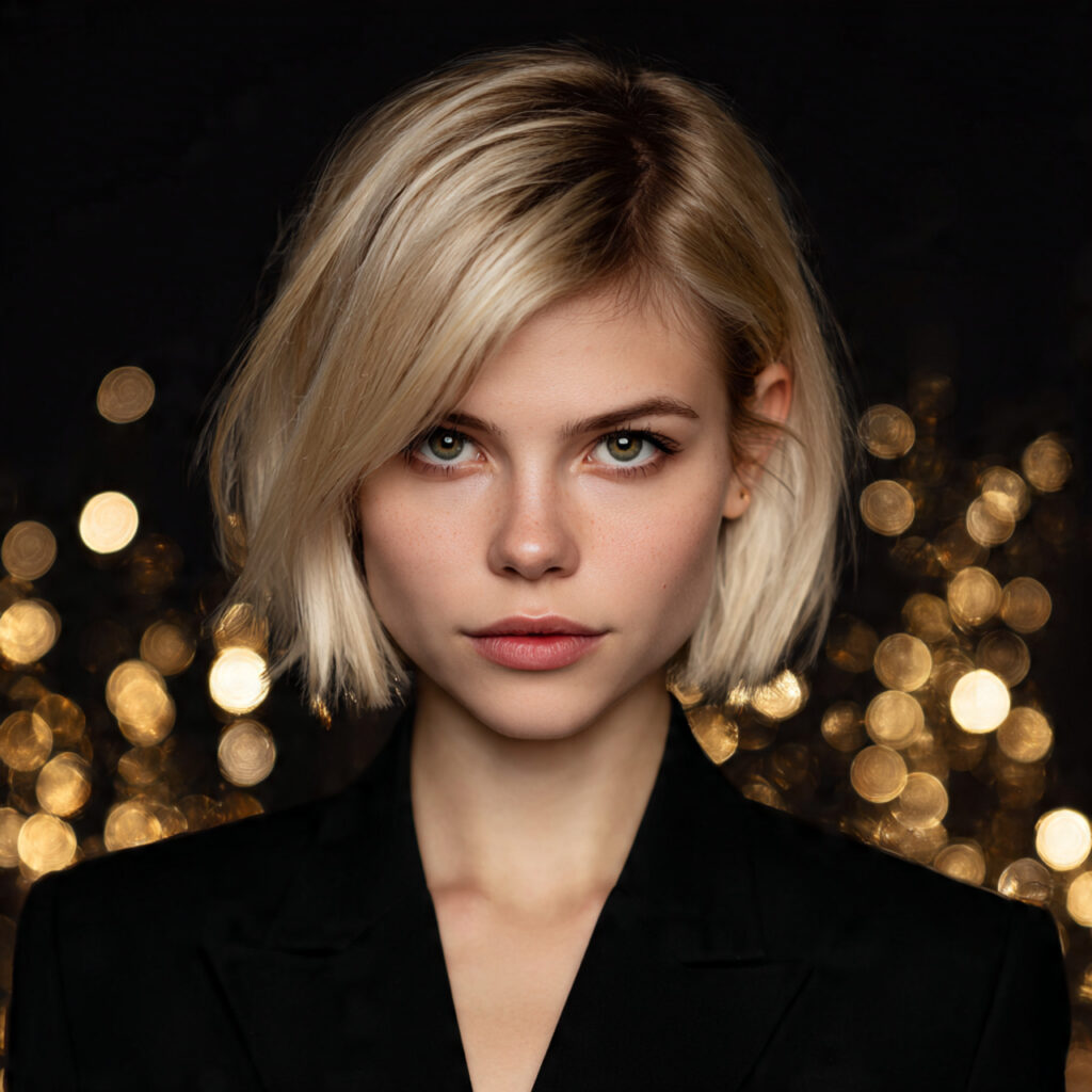 Chic Blonde Hair with Dark Root Ideas