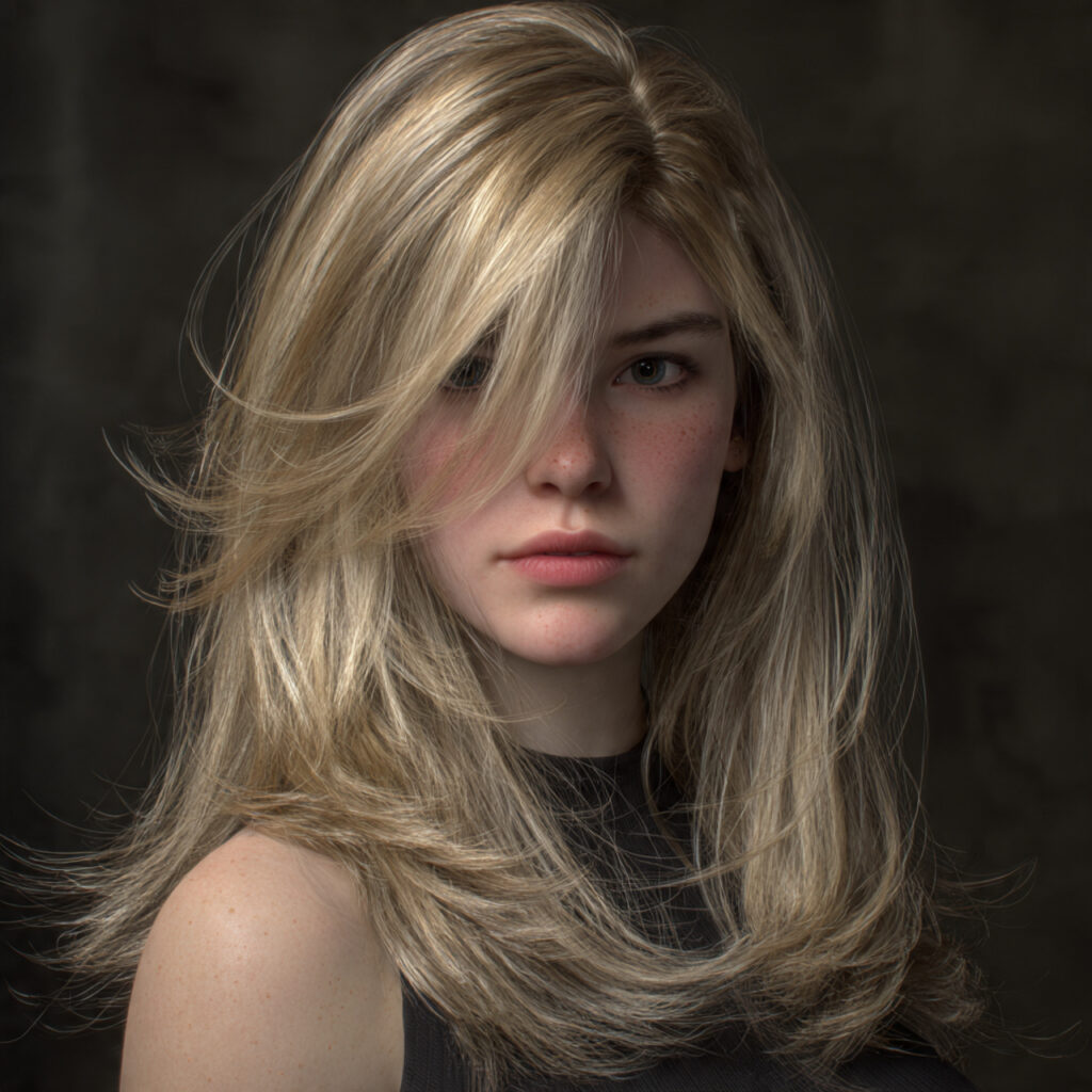 Sun-Kissed Blonde Hair with Bronze Lowlights Ideas